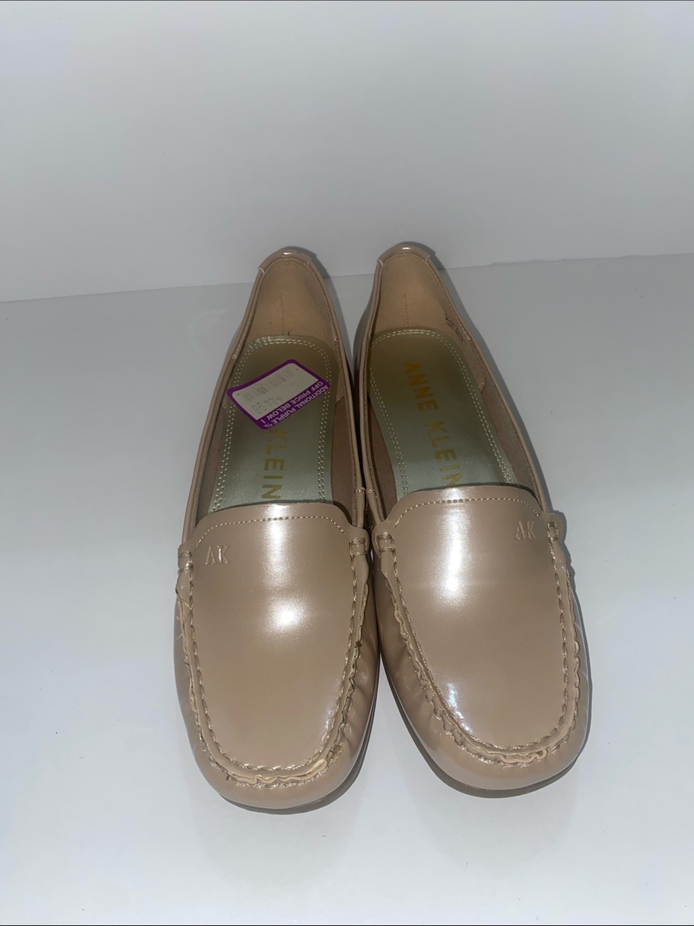 Anne Klein Vama Patent Leather Loafers Size 6.5M